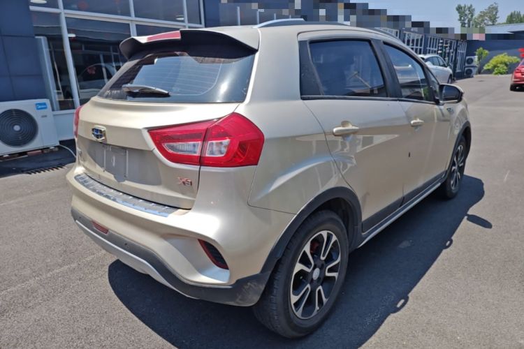 Used Geely Auto Vision X3 2017 1.5L Manual Luxury Model Rear Right 45 Deg