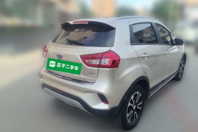 Used Geely Auto Vision X3 2017 1.5L Manual Elite Model Rear Right 45 Deg