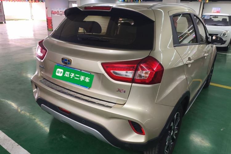 Used Geely Auto Vision X3 2017 1.5L Manual Luxury Model Rear Right 45 Deg