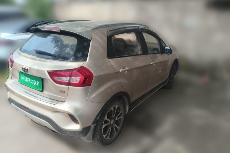 Used Geely Auto Vision X3 2017 1.5L Manual Luxury Model Rear Right 45 Deg