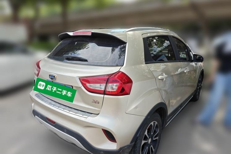 Used Geely Auto Vision X3 2017 1.5L Automatic Luxury Model Rear Right 45 Deg