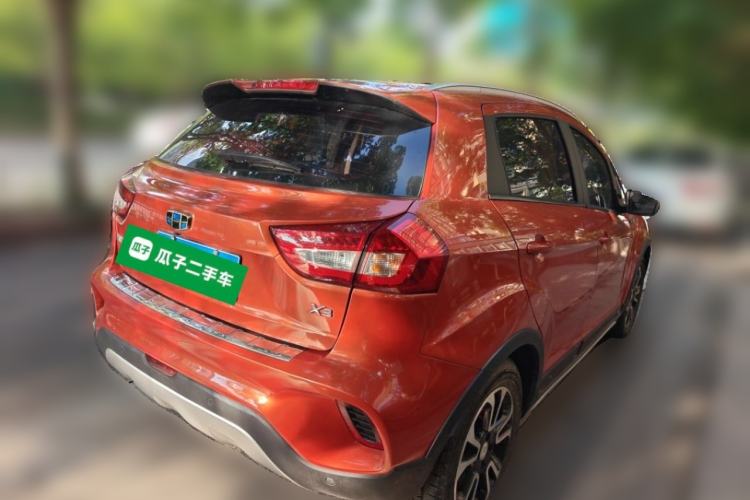 Used Geely Auto Vision X3 2017 1.5L Automatic Luxury Model Rear Right 45 Deg