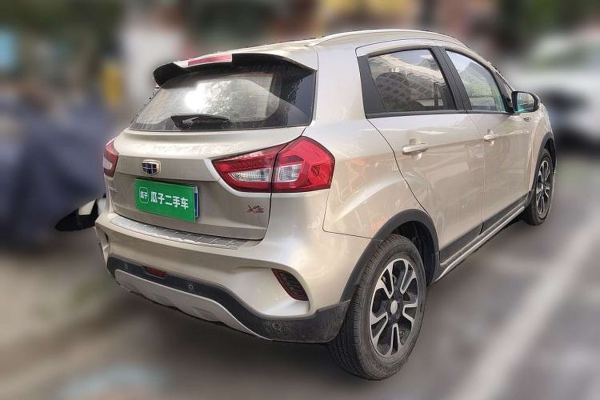 Used Geely Auto Vision X3 2017 1.5L Automatic Elite Model Rear Right 45 Deg