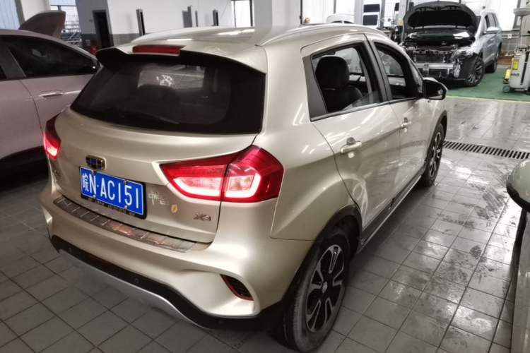 Used Geely Auto Vision X3 2017 1.5L Automatic Luxury Model Rear Right 45 Deg
