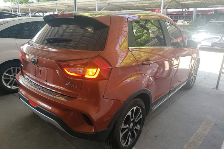 Used Geely Auto Vision X3 2017 1.5L Automatic Luxury Model Rear Right 45 Deg