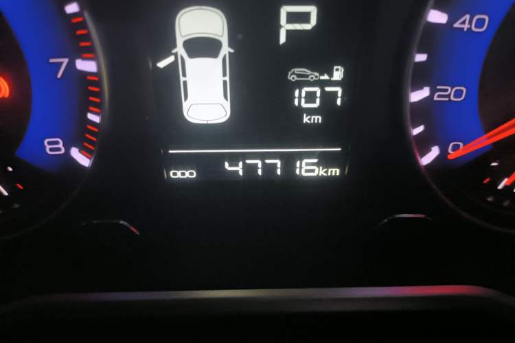 Used Geely Auto Vision X3 2018 1.5L Automatic Anniversary Edition Odometer Close Up