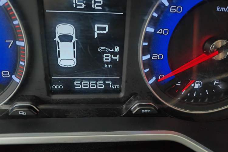 Used Geely Auto Vision X3 2018 1.5L Automatic Anniversary Edition Odometer Close Up