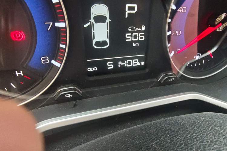 Used Geely Auto Vision X3 2018 1.5L Automatic Anniversary Edition Odometer Close Up