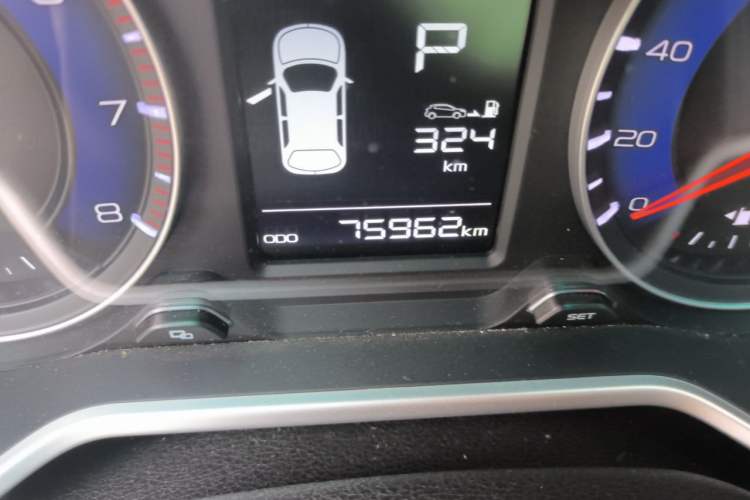 Used Geely Auto Vision X3 2018 1.5L Automatic Anniversary Edition Odometer Close Up