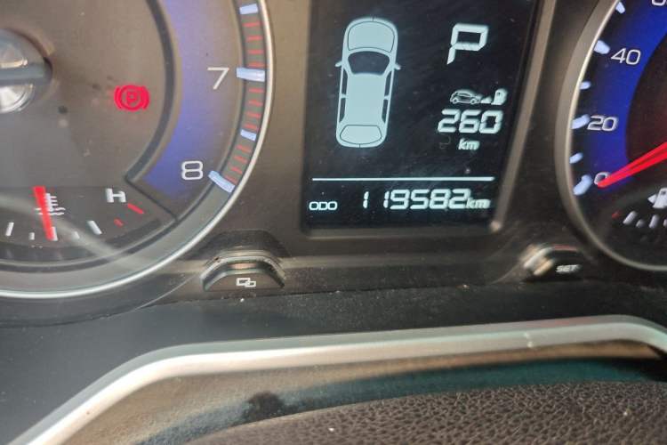 Used Geely Auto Vision X3 2018 1.5L Automatic Anniversary Edition Odometer Close Up