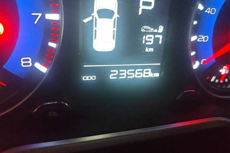 Used Geely Auto Vision X3 2018 1.5L Automatic Anniversary Edition Odometer Close Up