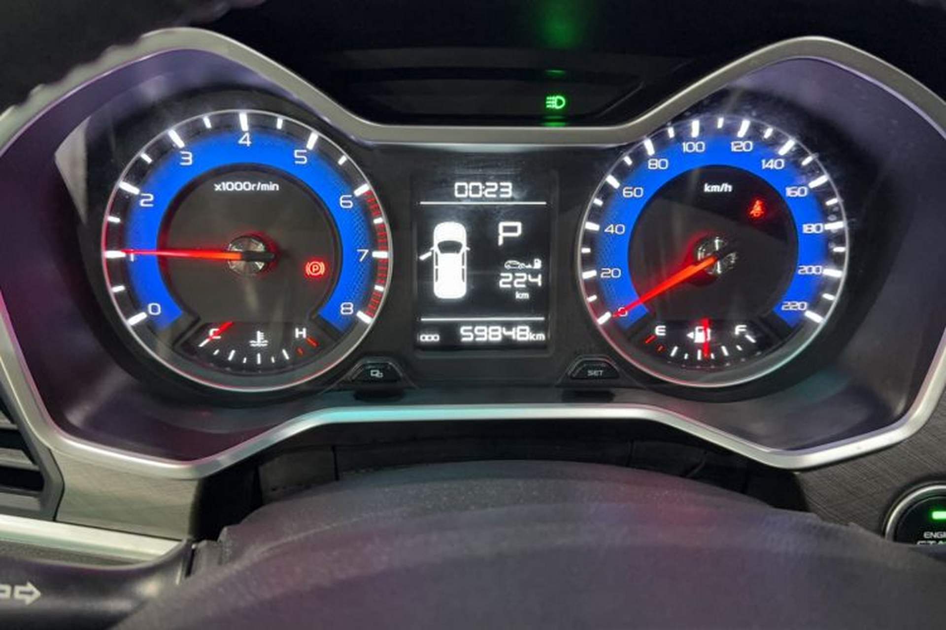 Used Geely Auto Vision X3 2018 1.5L Automatic Anniversary Edition Odometer Close Up