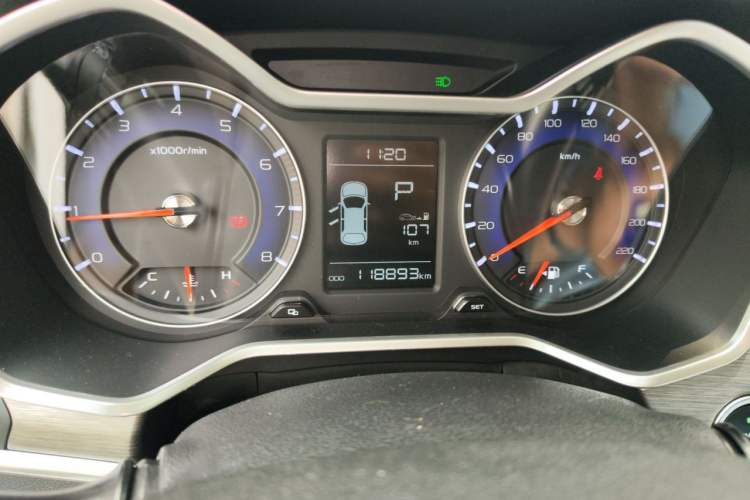 Used Geely Auto Vision X3 2018 1.5L Automatic Anniversary Edition Odometer Close Up