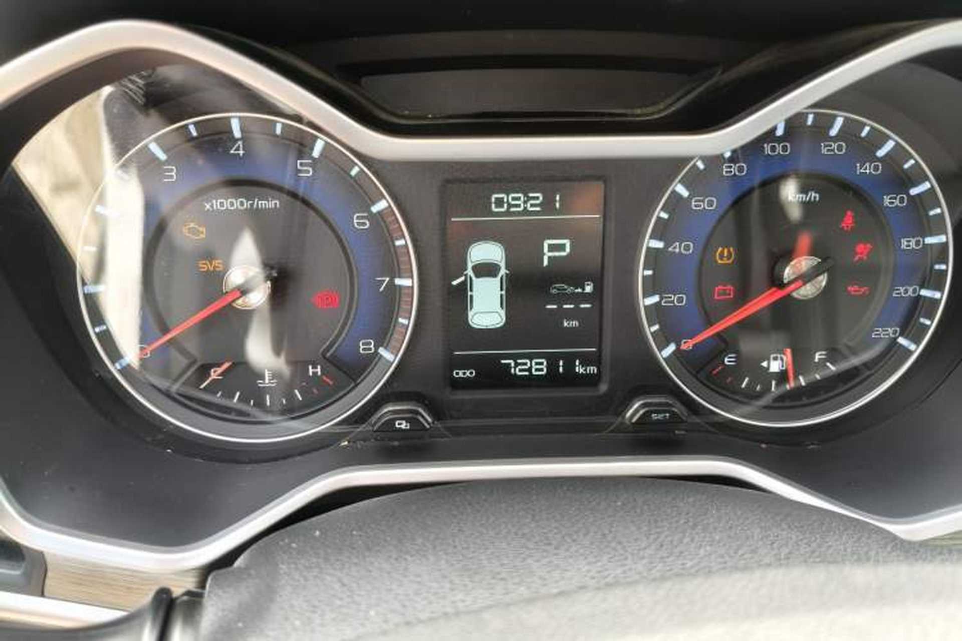 Used Geely Auto Vision X3 2018 1.5L Automatic Anniversary Edition Odometer Close Up