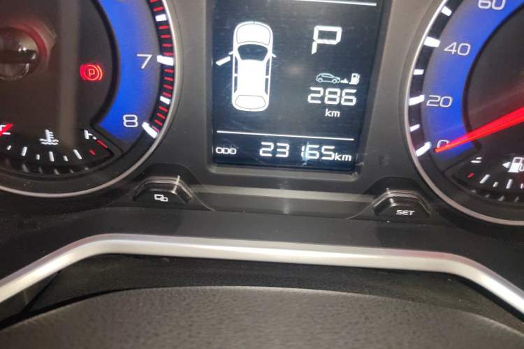 Used Geely Auto Vision X3 2018 1.5L Automatic Anniversary Edition Odometer Close Up