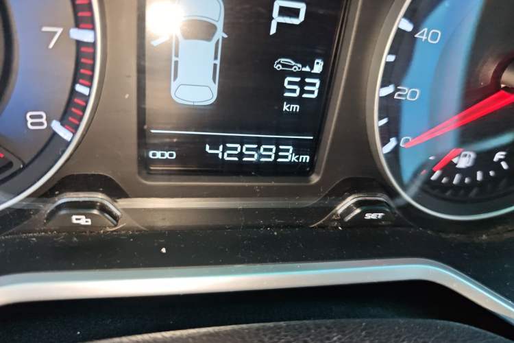 Used Geely Auto Vision X3 2018 1.5L Automatic Anniversary Edition Odometer Close Up
