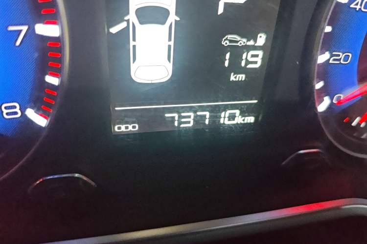 Used Geely Auto Vision X3 2018 1.5L Automatic Anniversary Edition Odometer Close Up