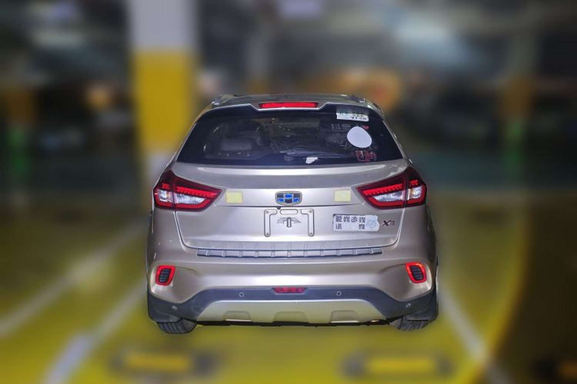 Used Geely Auto Vision X3 2018 1.5L Automatic Anniversary Edition Rear