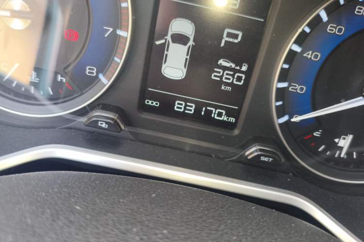 Used Geely Auto Vision X3 2019 Upgraded Model 1.5L CVT Prestige Version Odometer Close Up