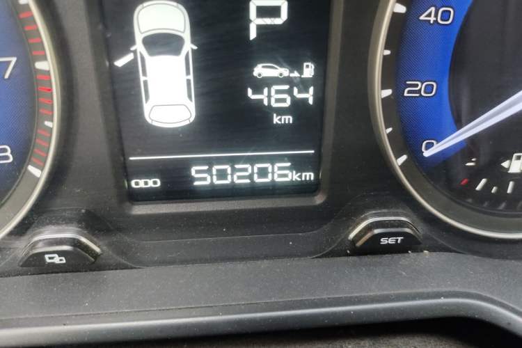 Used Geely Auto Vision X3 2019 Upgraded Model 1.5L CVT Prestige Version Odometer Close Up