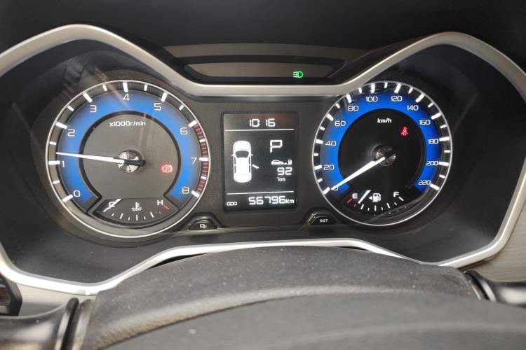 Used Geely Auto Vision X3 2019 Upgraded Model 1.5L CVT Prestige Version Instrument Cluster