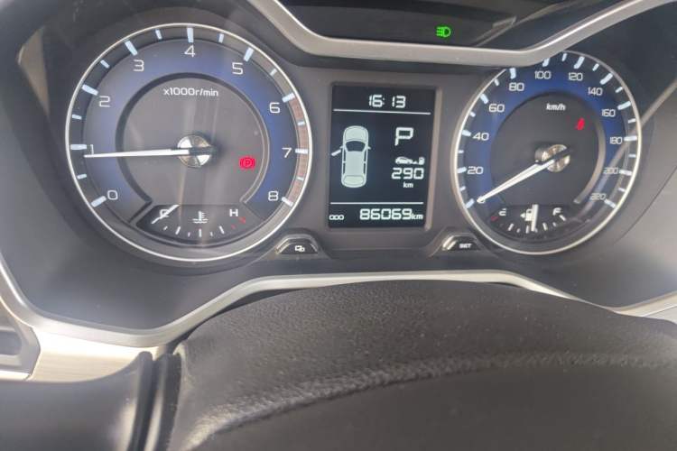 Used Geely Auto Vision X3 2019 Upgraded Model 1.5L CVT Prestige Version Odometer Close Up