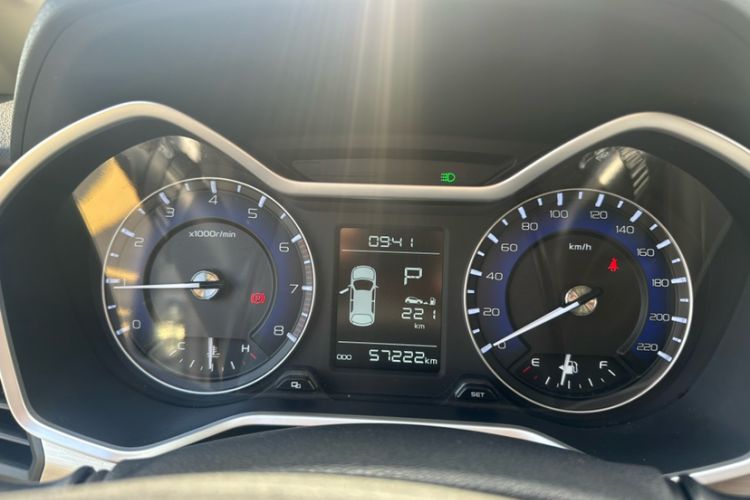 Used Geely Auto Vision X3 2019 Upgraded Model 1.5L CVT Prestige Version Odometer Close Up