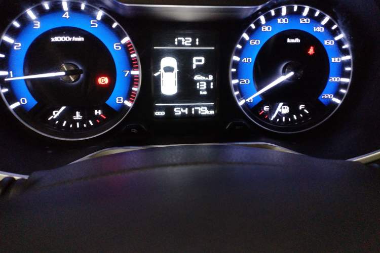 Used Geely Auto Vision X3 2019 Upgraded Model 1.5L CVT Prestige Version Odometer Close Up
