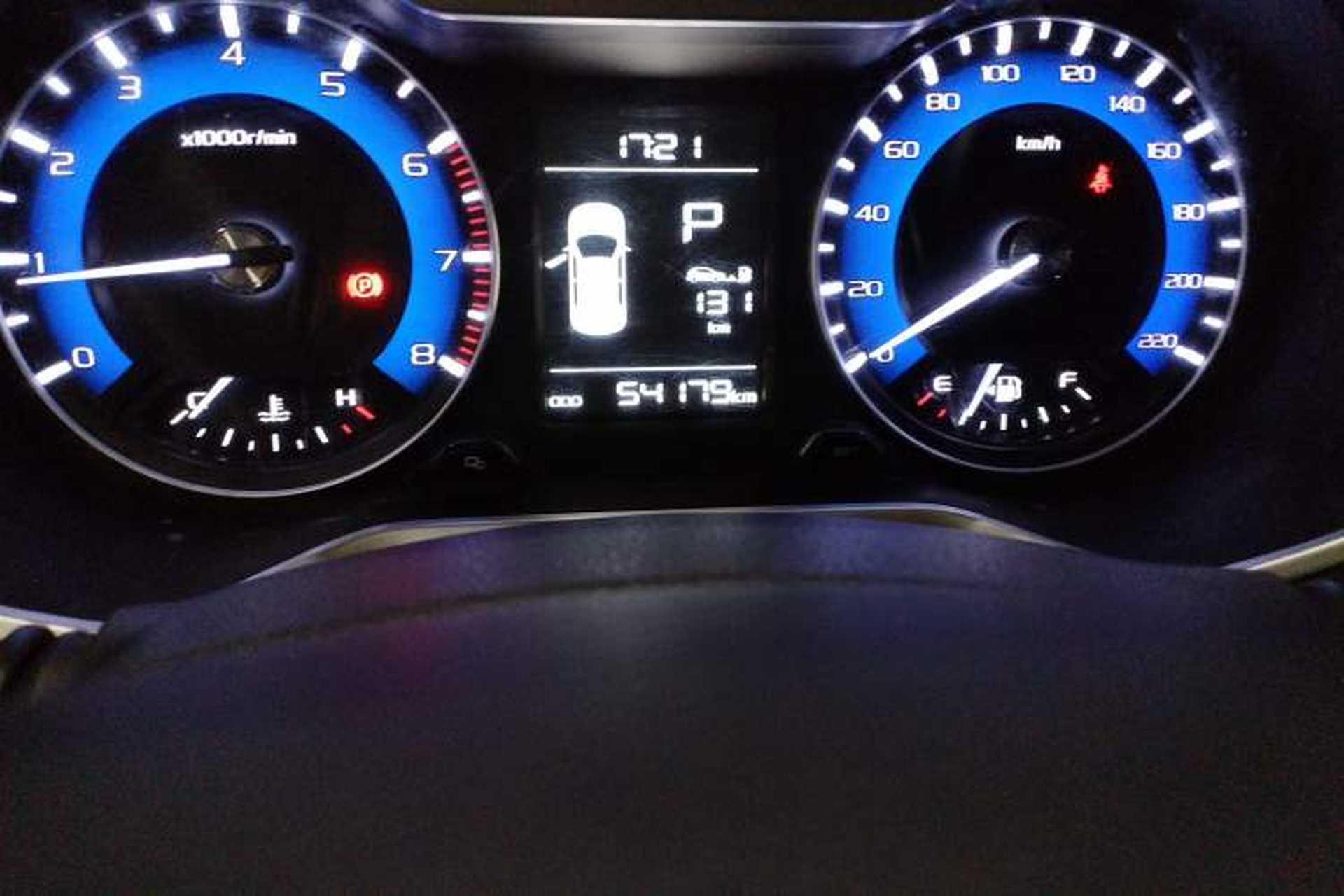 Used Geely Auto Vision X3 2019 Upgraded Model 1.5L CVT Prestige Version Odometer Close Up