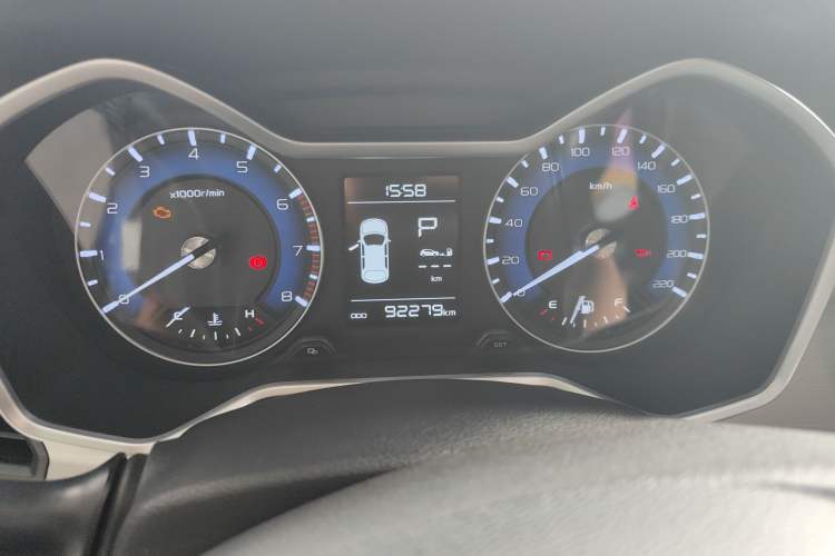 Used Geely Auto Vision X3 2019 Upgraded Model 1.5L CVT Elite Version Odometer Close Up
