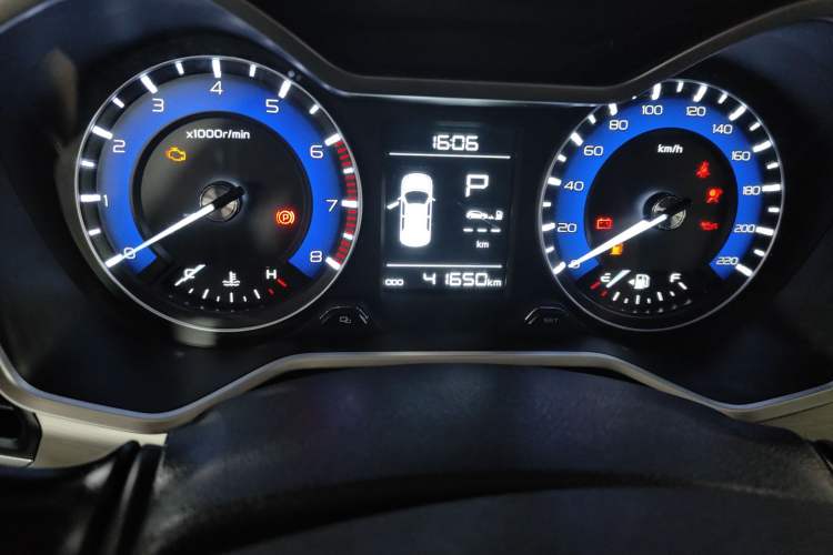 Used Geely Auto Vision X3 2019 Upgraded Model 1.5L CVT Prestige Version Odometer Close Up