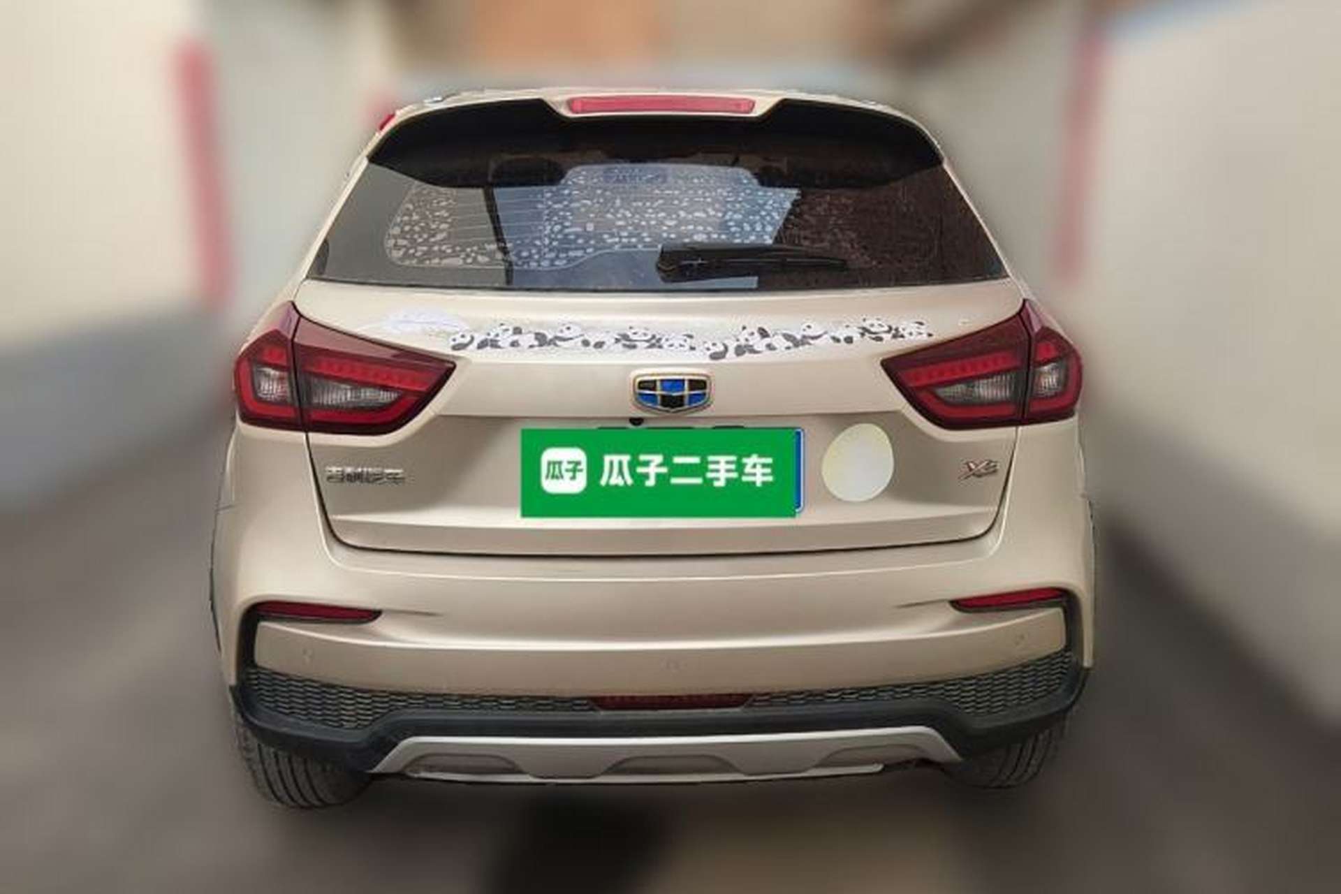 Used Geely Auto Vision X3 2019 Upgraded Model 1.5L Manual Luxury Version Rear
