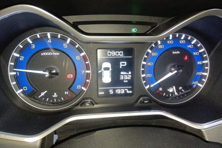 Used Geely Auto Vision X3 2019 Upgraded Model 1.5L CVT Elite Version Instrument Cluster