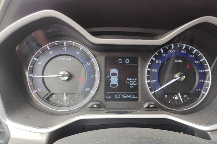 Used Geely Auto Vision X3 2019 Upgraded Model 1.5L Manual Elite Version Instrument Cluster