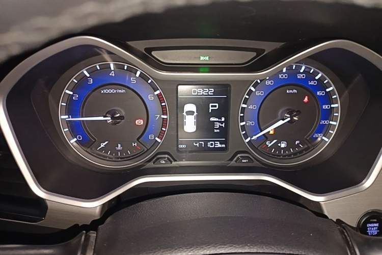 Used Geely Auto Vision X3 2019 Upgraded Model 1.5L CVT Prestige Version Instrument Cluster