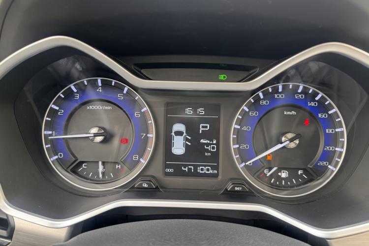 Used Geely Auto Vision X3 2019 Upgraded Model 1.5L CVT Prestige Version Odometer Close Up