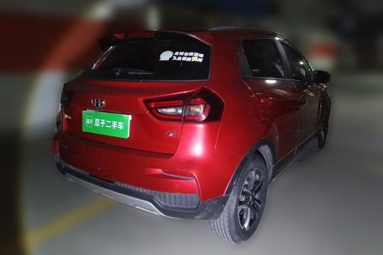 Used Geely Auto Vision X3 2019 Upgraded Model 1.5L CVT Elite Version Rear Right 45 Deg
