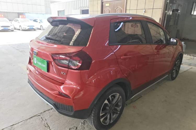 Used Geely Auto Vision X3 2019 Upgraded Model 1.5L CVT Elite Version Rear Right 45 Deg