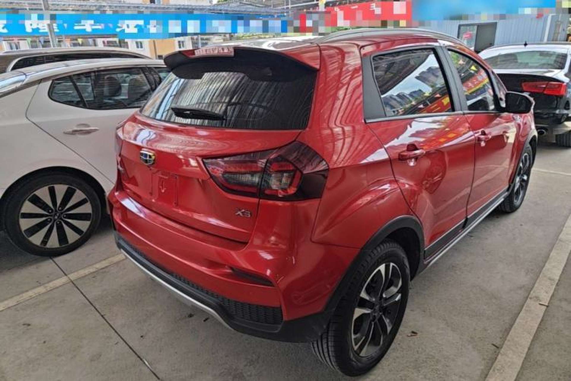 Used Geely Auto Vision X3 2019 Upgraded Model 1.5L CVT Prestige Version Rear Right 45 Deg