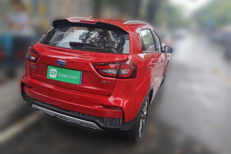 Used Geely Auto Vision X3 2019 Upgraded Model 1.5L CVT Elite Version Rear Right 45 Deg