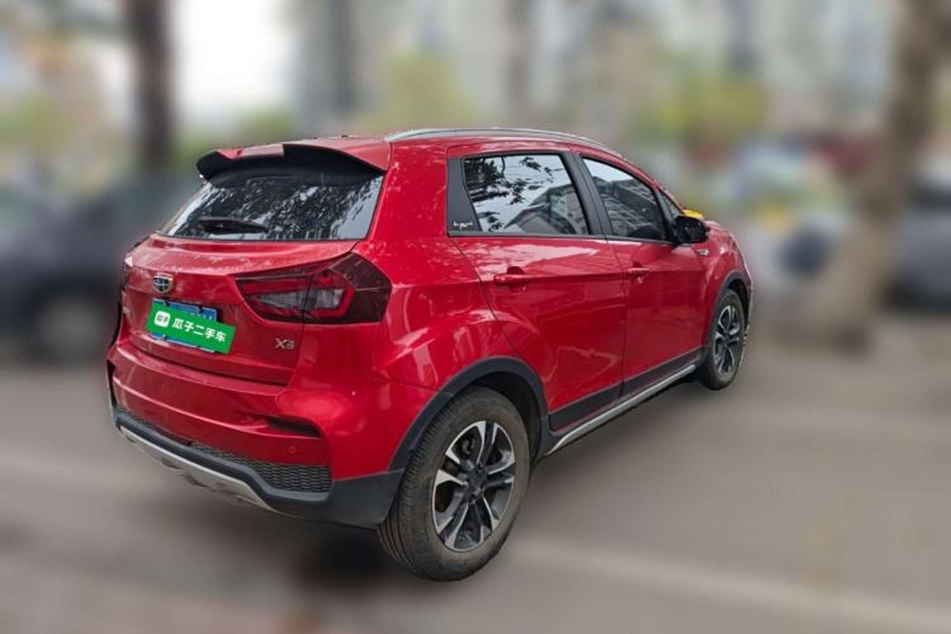 Used Geely Auto Vision X3 2019 Upgraded Model 1.5L CVT Elite Version Rear Right 45 Deg