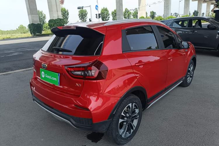 Used Geely Auto Vision X3 2019 Upgraded Model 1.5L CVT Prestige Version Rear Right 45 Deg