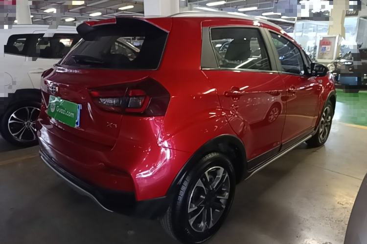 Used Geely Auto Vision X3 2019 Upgraded Model 1.5L CVT Prestige Version Rear Right 45 Deg