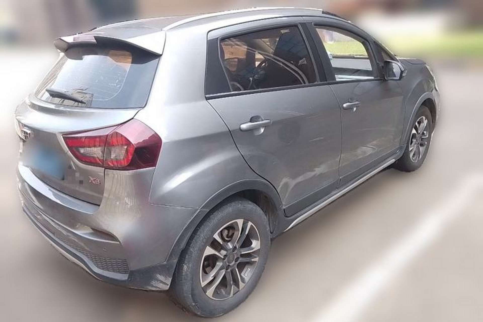 Used Geely Auto Vision X3 2019 Upgraded Model 1.5L Manual Elite Version Rear Right 45 Deg