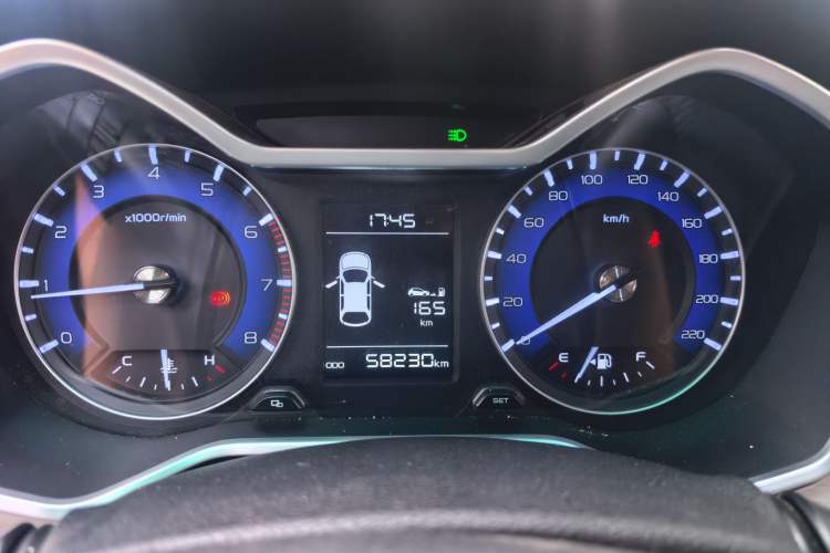 Used Geely Auto Vision X3 2019 Upgraded Model 1.5L Manual Luxury Version Instrument Cluster