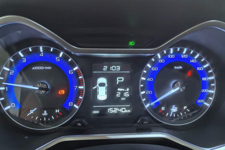 Used Geely Auto Vision X3 2019 Upgraded Model 1.5L CVT Elite Version Instrument Cluster