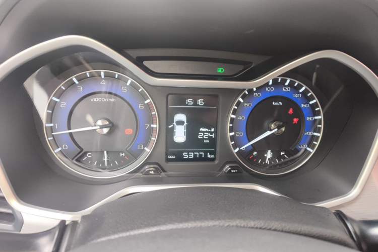 Used Geely Auto Vision X3 2019 Upgraded Model 1.5L Manual Elite Version Instrument Cluster