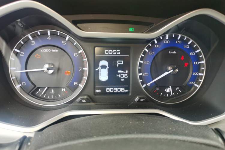 Used Geely Auto Vision X3 2019 Upgraded Model 1.5L CVT Prestige Version Instrument Cluster