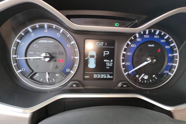Used Geely Auto Vision X3 2019 Upgraded Model 1.5L CVT Elite Version Instrument Cluster