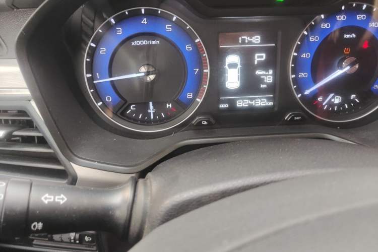 Used Geely Auto Vision X3 2019 Upgraded Model 1.5L CVT Prestige Version Odometer Close Up